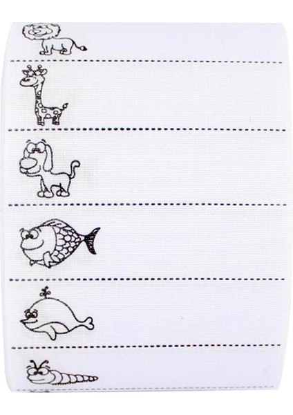 Prettyia 100PCS Cartoon Dıy Giyim Adı Etiket Etiketleri Çocuklar Için Dikiş Yamaları (Yurt Dışından) fiyatları