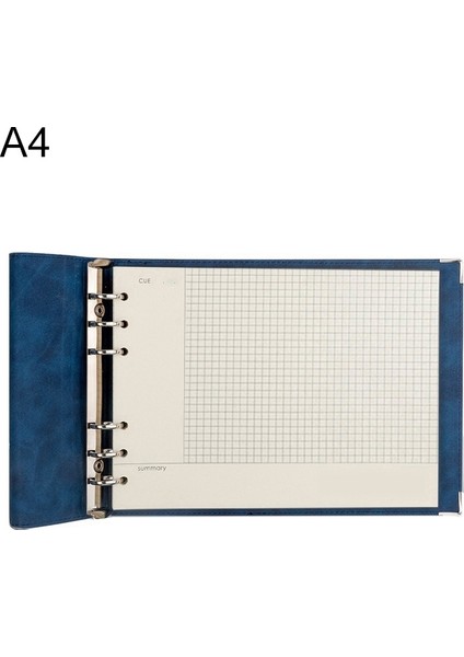 Cornl Damalı A4 Defter - Mavi (Yurt Dışından)