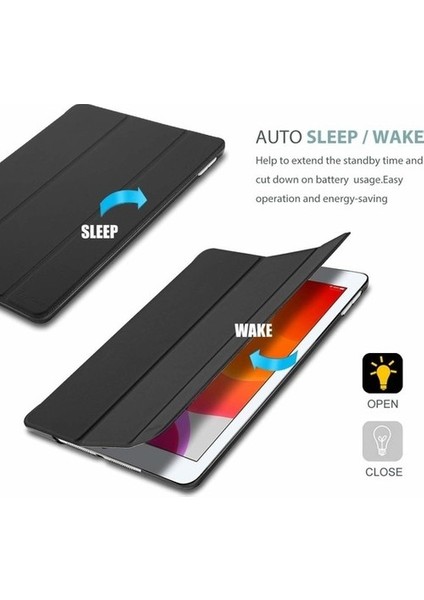 Apple iPad 8. Nesil 10.2 Inç (2020) Prime Smart Case Tablet Kılıfı (A2270-A2428-A2429-A2430) Mor