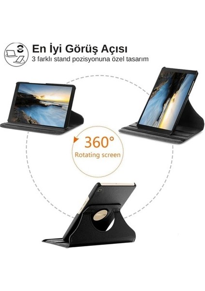 Apple iPad 7. Nesil 10.2 Inç (2019) Prime Dönebilen Tablet Kılıfı (A2197-A2198-A2200) Mor