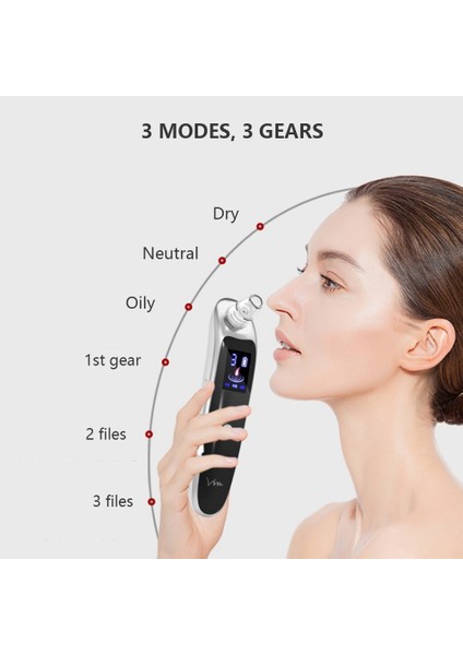 Suction Tool Yüz Burun Siyah Nokta Temizleyici Peeling Cilt Temizleme