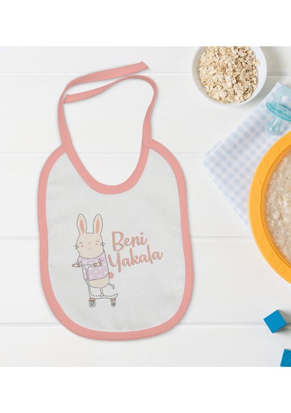 Kids Pembe Bebek Mama Önlüğü - Model 205