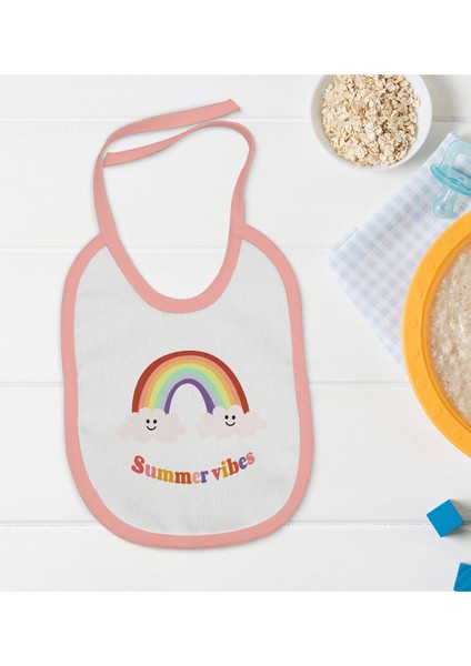 Kids Pembe Bebek Mama Önlüğü - Model 173