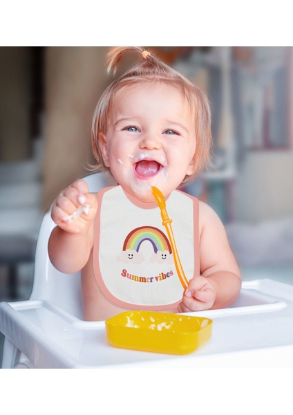 Kids Pembe Bebek Mama Önlüğü - Model 173 fiyatları