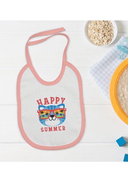 Kids Pembe Bebek Mama Önlüğü - Model 188