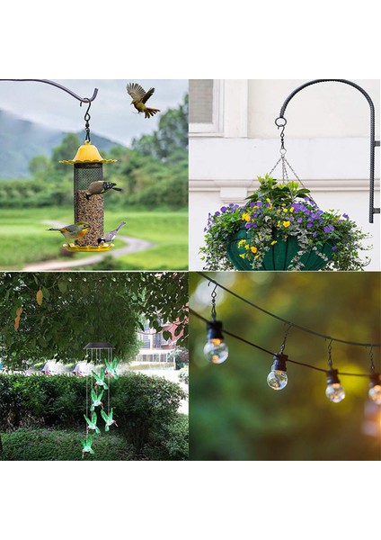20X Döner S Kanca Klipsleri Asılı Bahçe Rüzgar Spinners Saksı (Yurt Dışından) modelleri