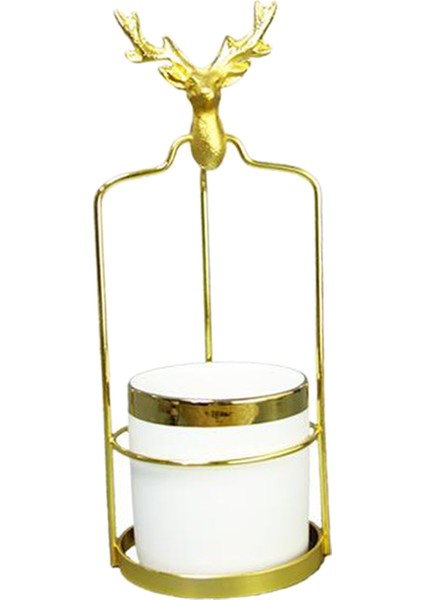 2'lü Nordic Geyik Kafa Demir Çiçek Bitki Saksı Retro (Yurt Dışından) fiyatları