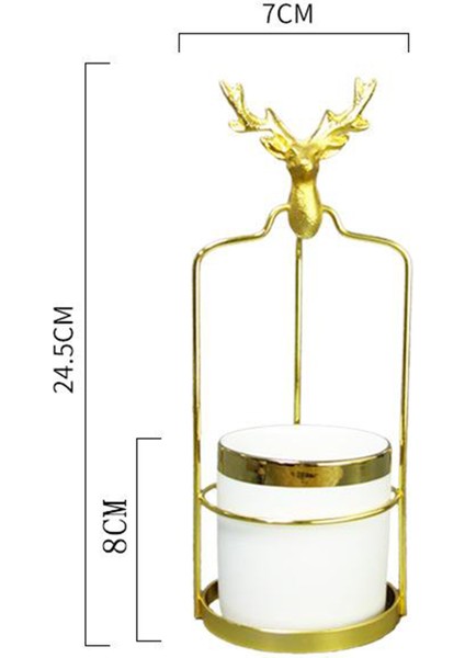 2'lü Nordic Geyik Kafa Demir Çiçek Bitki Saksı Retro (Yurt Dışından) modelleri