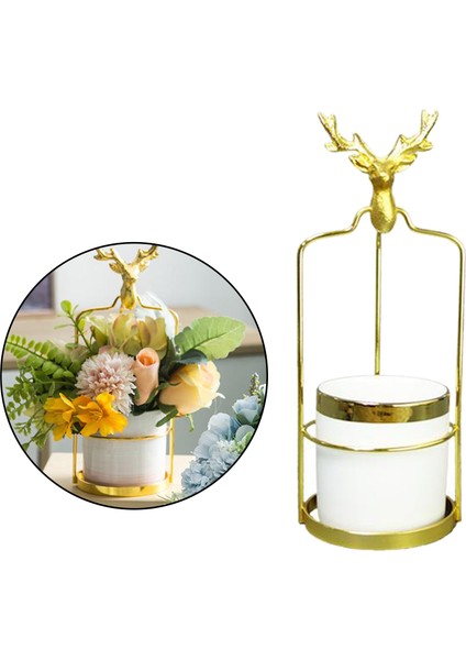 2'lü Nordic Geyik Kafa Demir Çiçek Bitki Saksı Retro (Yurt Dışından) indirimleri