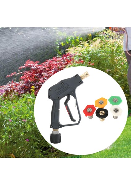 Basınçlı Yıkayıcı Adaptör 1/4 "çim Bahçesi Için Su Sprey Tabancası Temiz Stil B (Yurt Dışından) modelleri