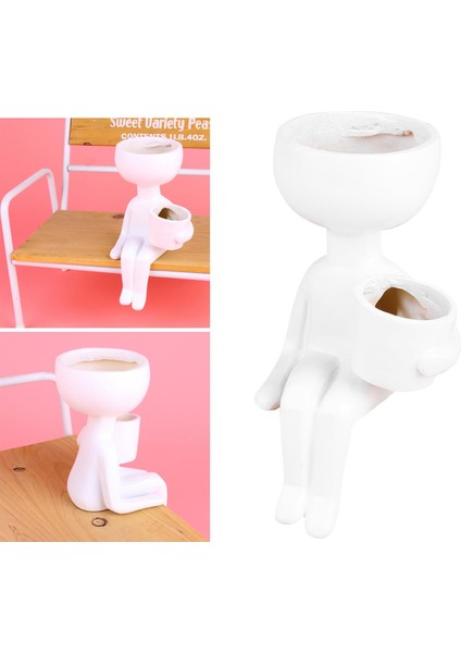 2x Saksı Çiçek Vazo Reçinesi Küçük Bonsai Bitki Kap Iç Mekan Etli Ekiciler (Yurt Dışından) modelleri