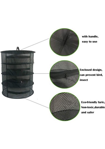 4 Adet Asılı Kuru Raf 4 Katmanlı Hidroponik Büyümek Çadır Bitkileri Tomurcuk Bitki Kurutma Ağ (Yurt Dışından) fırsatları