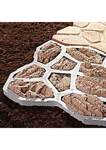 5x Bahçe Kaldırım Kaldırım Kalıbı Veranda Beton Taş Yol Yürüyüş Yapımcısı Yeniden Kullanma Kalıbı (Yurt Dışından) modelleri