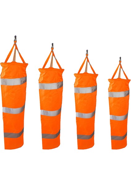 3'lü 24 "40" 60 "çiftlik Havaalanı Windsock Rüzgar Çorap Torbası W/ Yansıtıcı Kemerler (Yurt Dışından) indirimleri