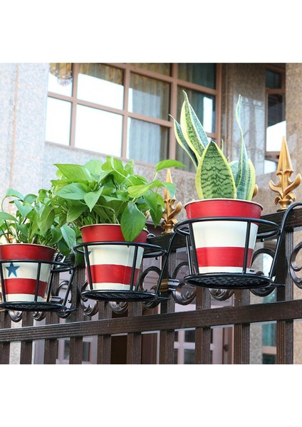 Bahçe Için 2x Saksı Çiçek Asılı Sepet Ekici Rafı Kurulumu Kolay (Yurt Dışından) modelleri