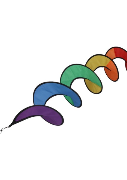 Naylon Gökkuşağı Spiral Rüzgar Spinner Açık Çadır Muşamba Bahçesi Ev Dekorasyonları (Yurt Dışından) fiyatları
