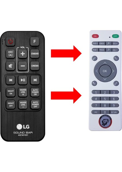 Sj3 / Sj4 / AKB74815331 Hifi Ses Sistemi Kumandası