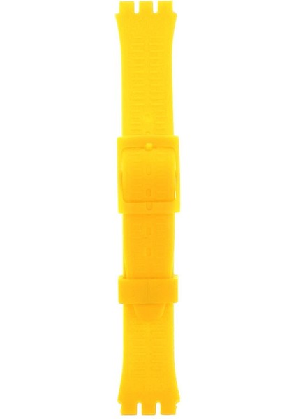 17MM Su Geçirmez Silikon Kauçuk Watch Band Strap Watchband Kadınlar Erkekler Için Altın (Yurt Dışından)