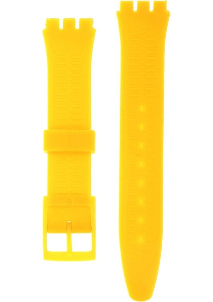 17MM Su Geçirmez Silikon Kauçuk Watch Band Strap Watchband Kadınlar Erkekler Için Altın (Yurt Dışından) fiyatları