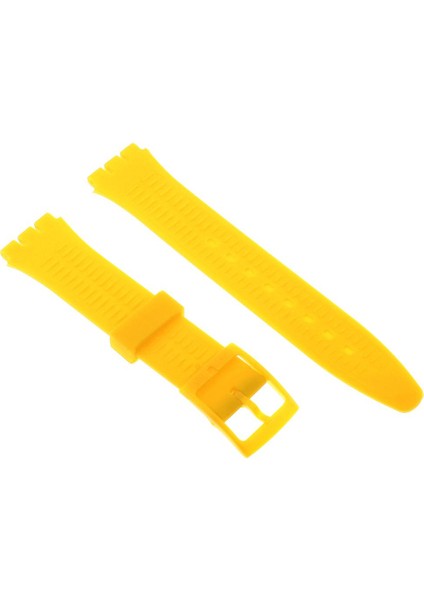 17MM Su Geçirmez Silikon Kauçuk Watch Band Strap Watchband Kadınlar Erkekler Için Altın (Yurt Dışından) fırsatları