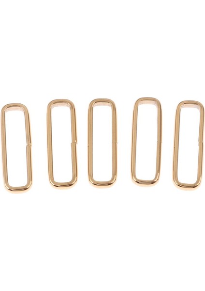 5 Parça Paslanmaz Çelik Yüzük Naylon Kayış Watchband Toka Altın 24MM (Yurt Dışından) fiyatları