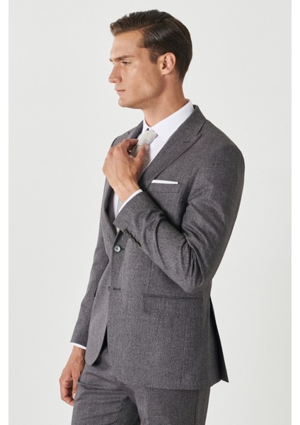 ALTINYILDIZ CLASSICS Erkek Bordo Slim Fit Dar Kesim Kırlangıç Yaka Desenli Takım Elbise indirimleri