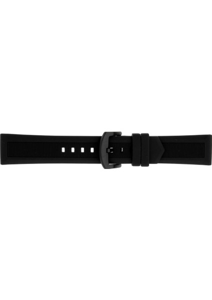 Silikon Izle Kayış Band ile Bahar Bar Spor Izle 19MM-24MM 20MM Siyah (Yurt Dışından)