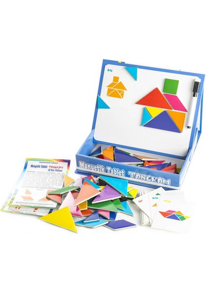 Manyetik Tablet Tangram ve Yazı Tahtası
