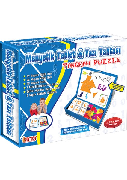 Manyetik Tablet Tangram ve Yazı Tahtası