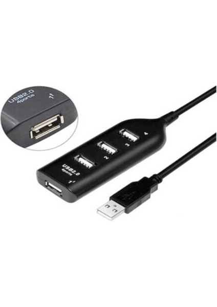 4 Port USB Çoğaltıcı Çoklayıcı Hub USB 2.0 Çoklama Pc Laptop