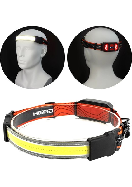 2 Renk Kafa Lambası – Kırmızı Renk Güvenlik Arka Lambası – Geniş Açılı Beyaz Renk Kafa Feneri fiyatları