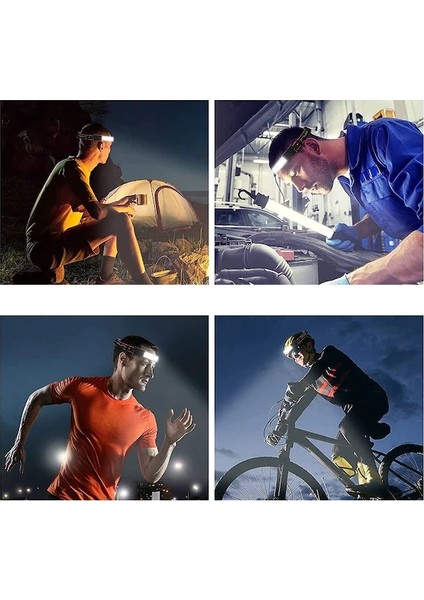 2 Renk Kafa Lambası – Kırmızı Renk Güvenlik Arka Lambası – Geniş Açılı Beyaz Renk Kafa Feneri indirimleri