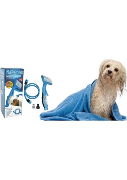 Pet Zoom Otomatik Kedi Köpek Yıkama Fırçası Tabancası Köpek Banyo Fıskıyesi fiyatları