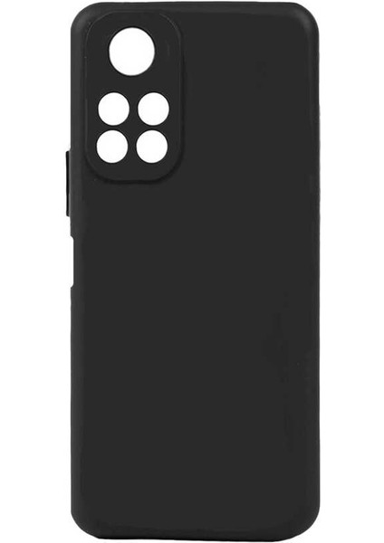 İnfinix Note 11 Pro Kılıf Kamera Korumalı Mat Renkli Yumuşak Kalın Sağlam Silikon Kılıf Biye Siyah