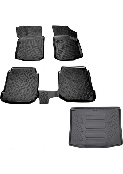 Vw Golf 4 3D Havuzlu Paspas + Bagaj Havuzu 1998-2004 Arası Rizline Marka