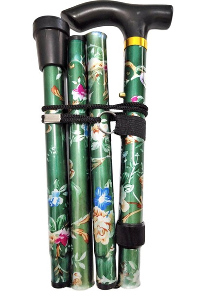 2pcs Alüminyum Alaşım Yürüme Yürüyüş Çubukları Katlanır Dağcılık Koltuk Değneği