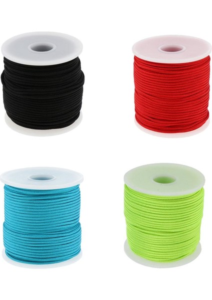 2pcs 2mm Naylon Halat 6 Çekirdek Guyline Çadır Halat Kamp Kurt Kablosu Paracord Tie Down