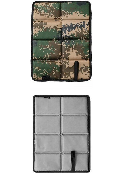 2 Adet Su Geçirmez Katlanır Paspas Köpüğü Oturma Pedi Yürüyüş Sırt Çantasıyla Yastık