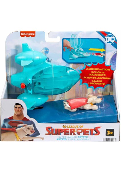 Fisher Price Imaginext Dc League Of Super Pets Süper Araçlar HGL17 - Krypto