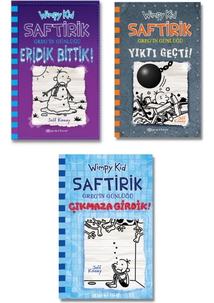 Saftirik Gregin Günlüğü 13 - Saftirik Gregin Günlüğü 14 - Saftirik Gregin Günlüğü 15 - 3 Kitap - Jeff Kinney
