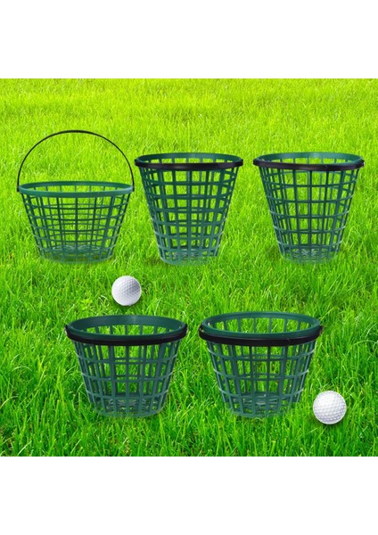 5x Golf Top Sepeti Konteyner Golf Topu Kova Spor Açık Hava Organizatör (Yurt Dışından) fiyatları