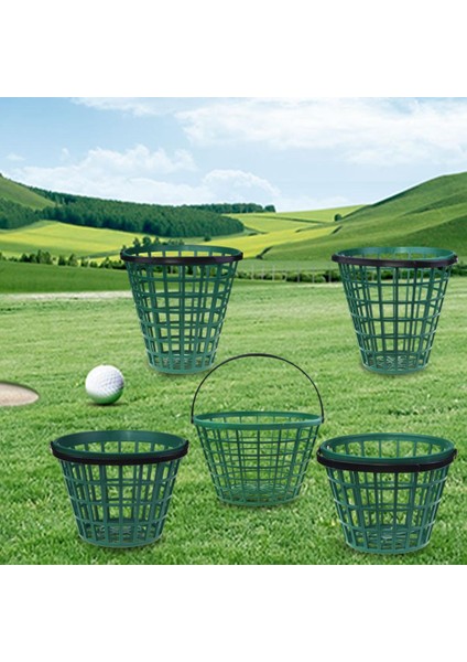 5x Golf Top Sepeti Konteyner Golf Topu Kova Spor Açık Hava Organizatör (Yurt Dışından) fırsatları