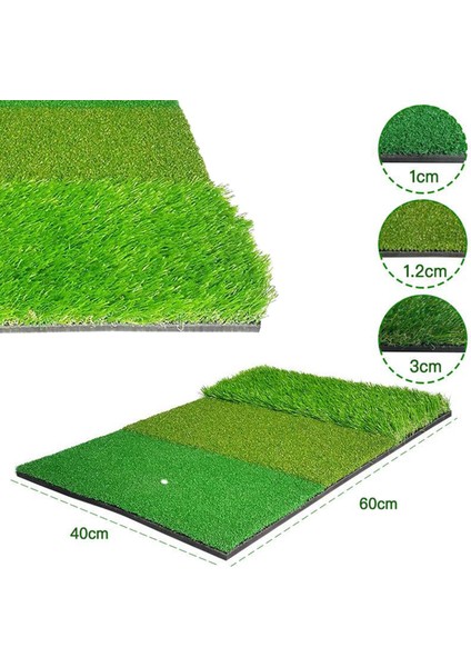 Premium Golf Vurma Mat Mini Kaymaz Fairway Isabet Çim Mat Eğitim Yardımcıları (Yurt Dışından)