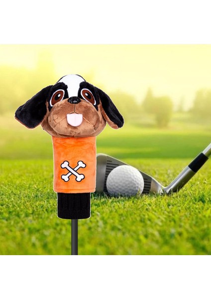 Puppy Shape Golf Club Head Covers Driver Fairway Cover Golfçü Giveaway (Yurt Dışından) modelleri