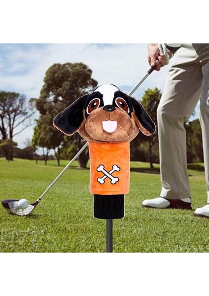 Puppy Shape Golf Club Head Covers Driver Fairway Cover Golfçü Giveaway (Yurt Dışından) fırsatları