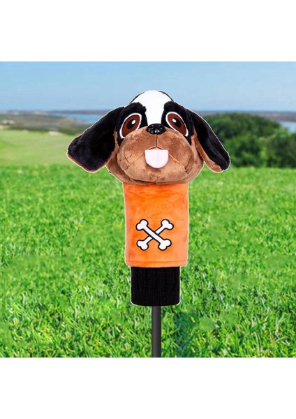 Puppy Shape Golf Club Head Covers Driver Fairway Cover Golfçü Giveaway (Yurt Dışından) indirimleri
