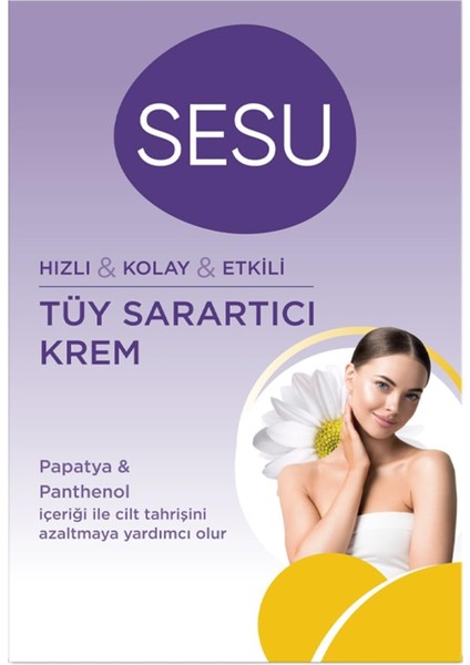 Tüy Sarartıcı Krem 35 Gr + 18 Gr