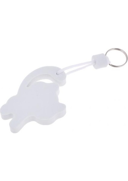 7xyacht Yelken Tekne Yüzen Anahtar Halka Anahtar Teying Anahtar Zincir Kedi Beyaz 7 Pcs