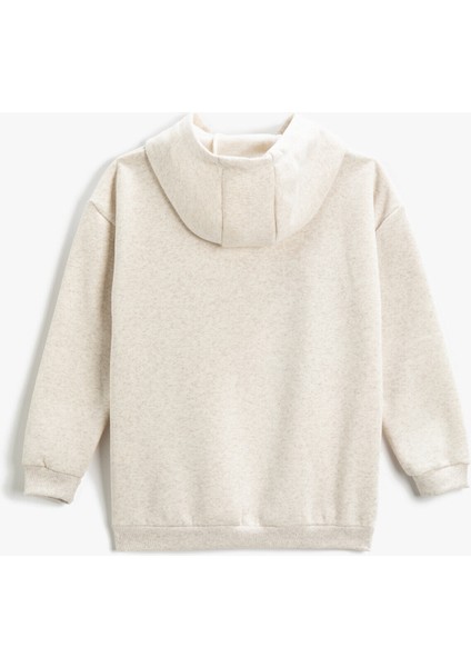 Baskılı Kapüşonlu Sweatshirt fiyatları