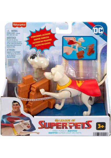 Fisher Price Imaginext Dc League Of Super Pets Aksiyon Figürleri HGL08 - Krypto